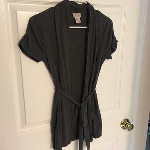 Grey maternity top